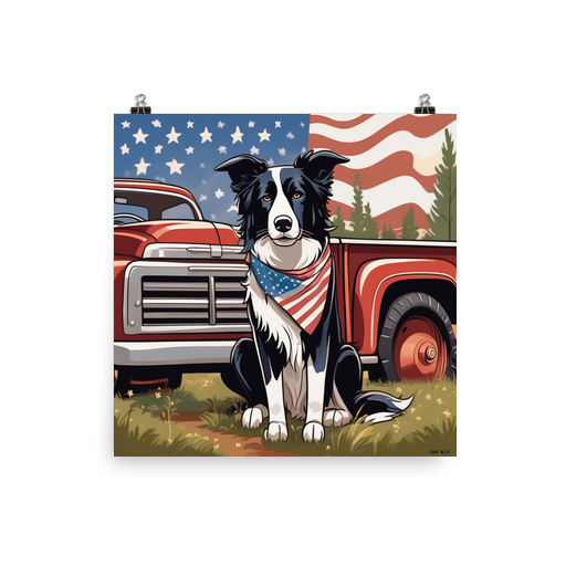 PugMug Custom Border Collie Poster