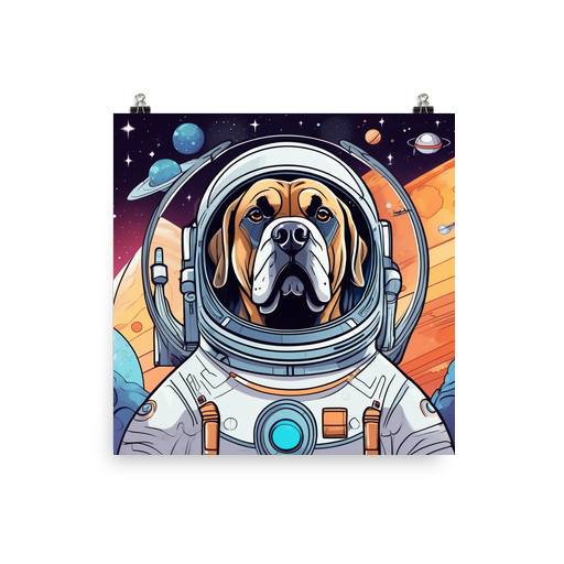 PugMug Custom Mastiff Poster