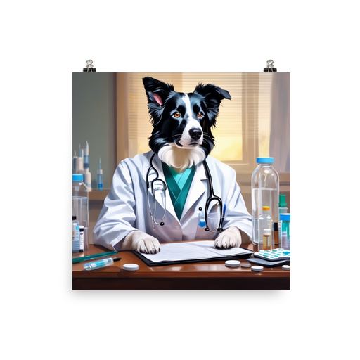 PugMug Custom Border Collie Poster