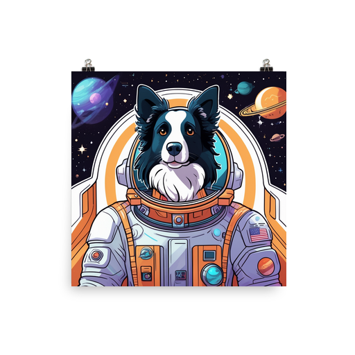 PugMug Custom Border Collie Poster