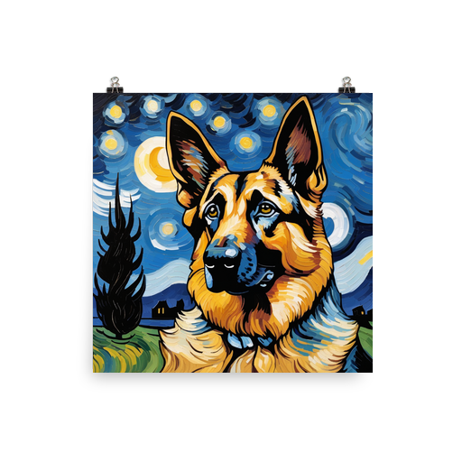 PugMug Custom German Shepherd Dog Poster