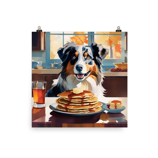 PugMug Custom Australian Shepherd Dog Poster
