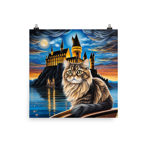 PugMug Custom Tabby Persian Cat Poster