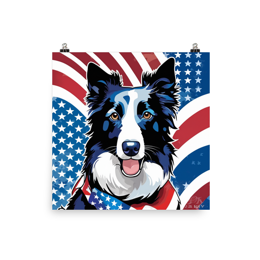 PugMug Custom Border Collie Poster