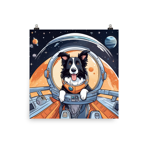 PugMug Custom Border Collie Poster