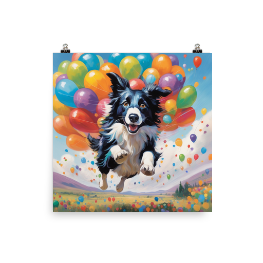PugMug Custom Border Collie Poster