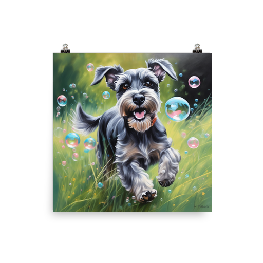 PugMug Custom Miniature Schnauzer Poster