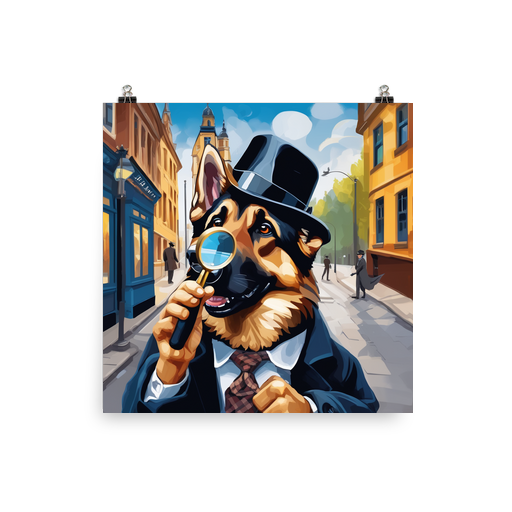 PugMug Custom German Shepherd Dog Poster