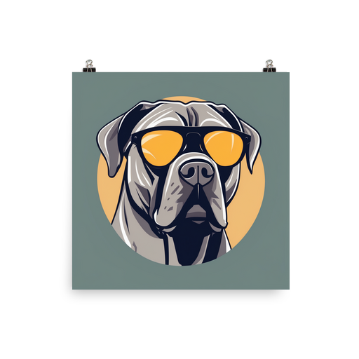 PugMug Custom Cane Corso Poster