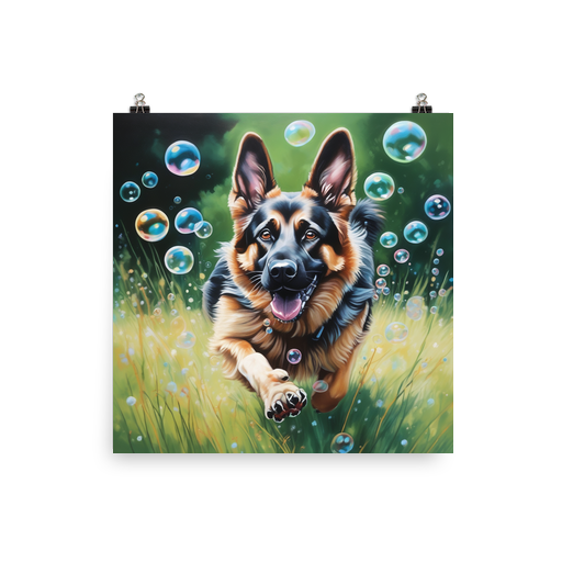 PugMug Custom German Shepherd Dog Poster