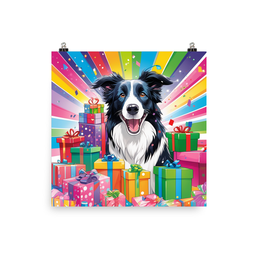 PugMug Custom Border Collie Poster