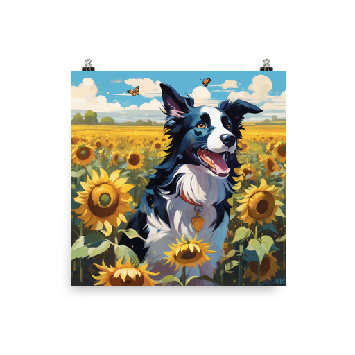PugMug Custom Border Collie Poster