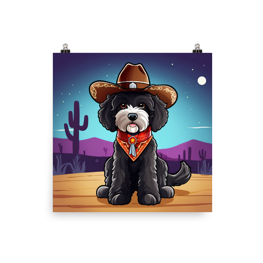 PugMug Custom Portuguese Water Dog Poster