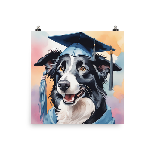PugMug Custom Border Collie Poster