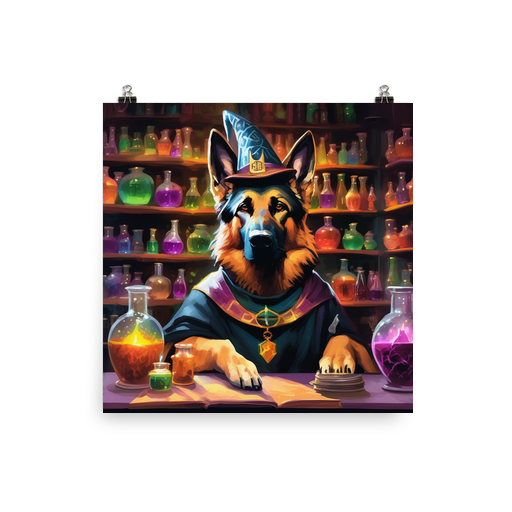 PugMug Custom German Shepherd Dog Poster