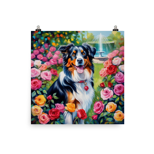 PugMug Custom Miniature American Shepherd Poster