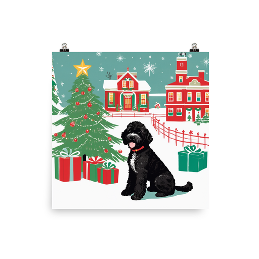 PugMug Custom Portuguese Water Dog Poster