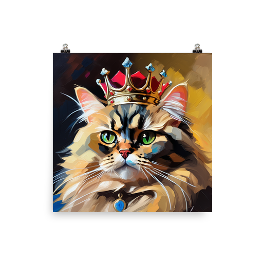 PugMug Custom Tabby Persian Cat Poster