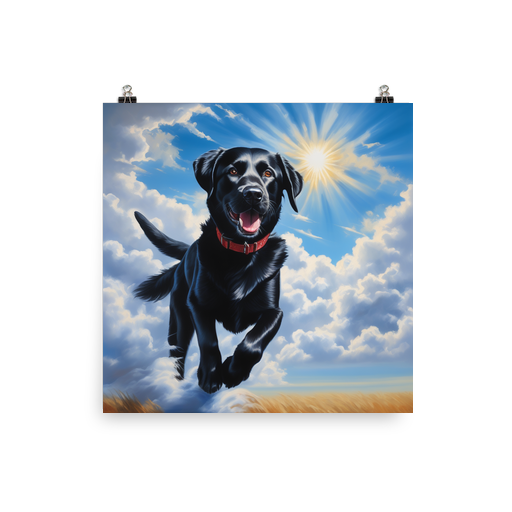 PugMug Custom Black Labrador Retriever Poster