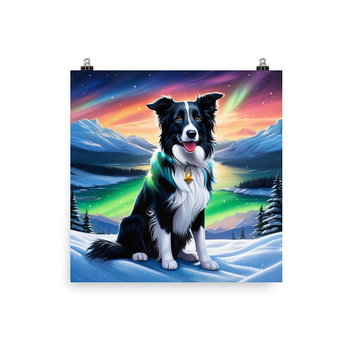 PugMug Custom Border Collie Poster