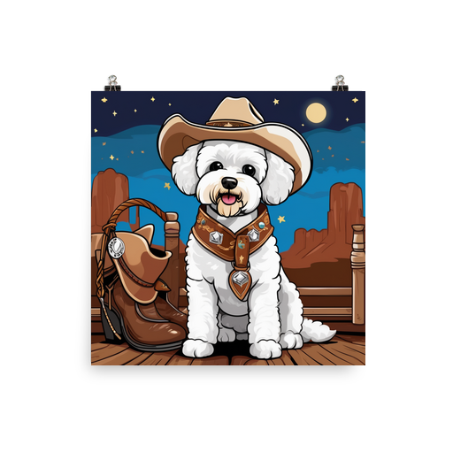 PugMug Custom Bichons Frise Poster