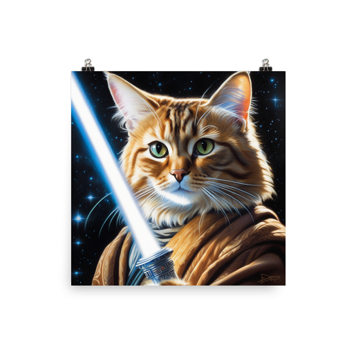 PugMug Custom Tabby Exotic Cat Poster