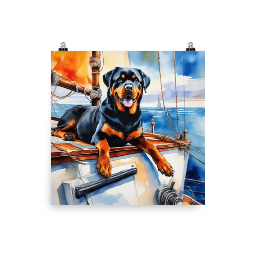PugMug Custom Rottweiler Poster