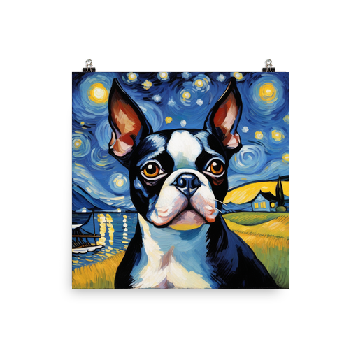 PugMug Custom Boston Terrier Poster