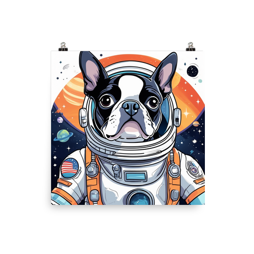 PugMug Custom Boston Terrier Poster