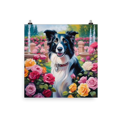 PugMug Custom Border Collie Poster