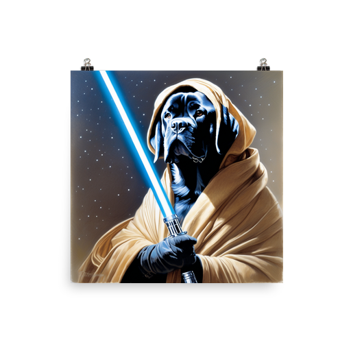 PugMug Custom Mastiff Poster