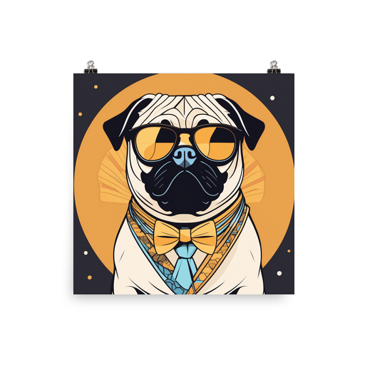 PugMug Custom Pug Poster