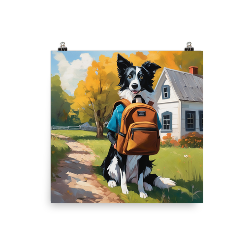 PugMug Custom Border Collie Poster