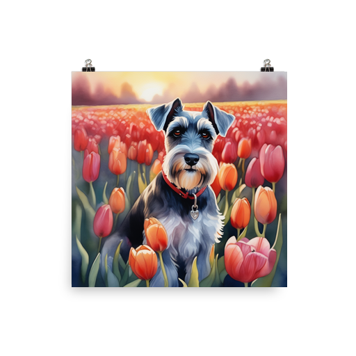 PugMug Custom Miniature Schnauzer Poster
