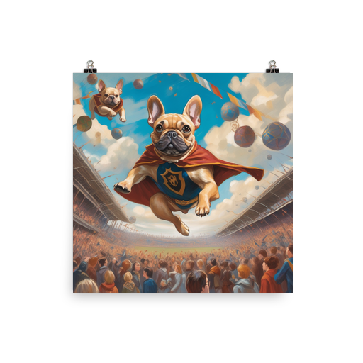 PugMug Custom Tan French Bulldog Poster