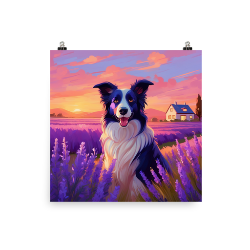 PugMug Custom Border Collie Poster