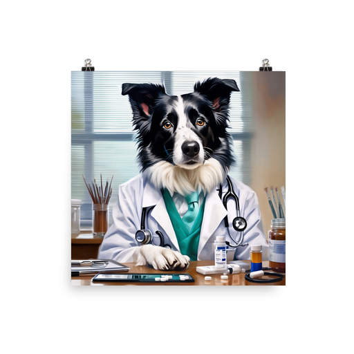 PugMug Custom Border Collie Poster