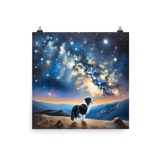 PugMug Custom Border Collie Poster