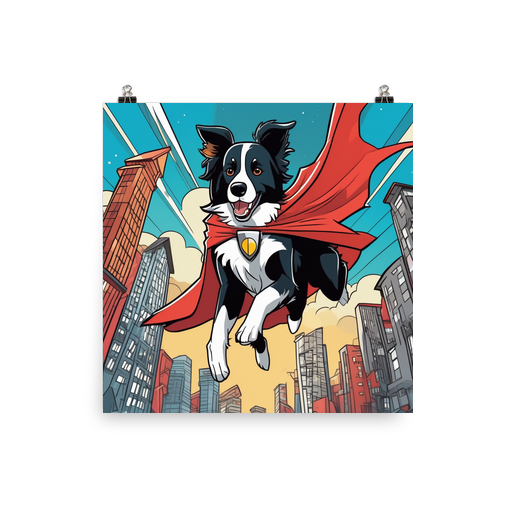 PugMug Custom Border Collie Poster