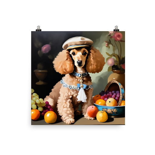 PugMug Custom Tan Poodle Poster