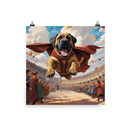 PugMug Custom Mastiff Poster