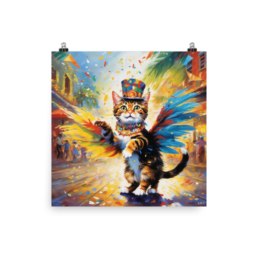 PugMug Custom Tabby Exotic Cat Poster
