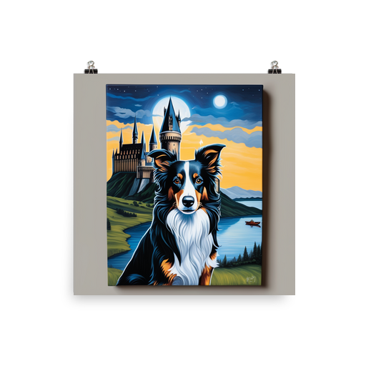 PugMug Custom Border Collie Poster