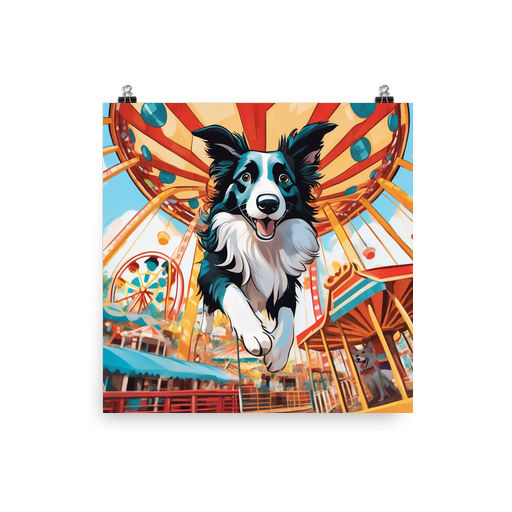 PugMug Custom Border Collie Poster