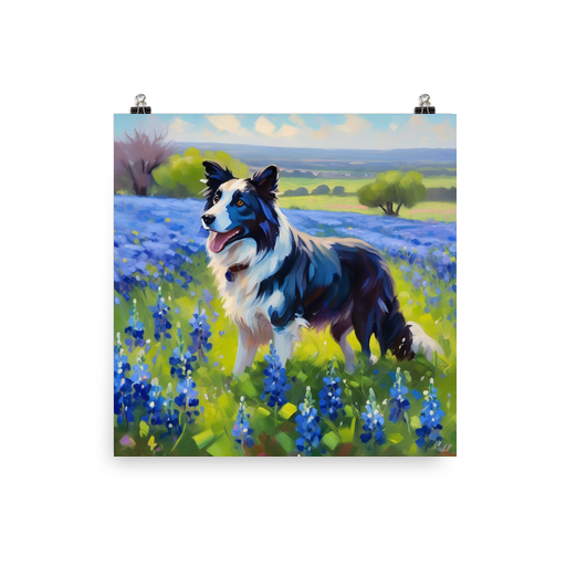 PugMug Custom Border Collie Poster