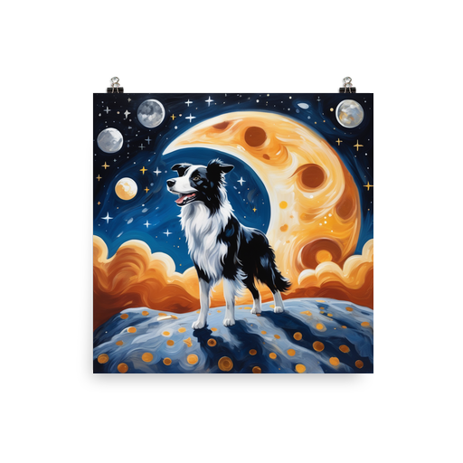PugMug Custom Border Collie Poster