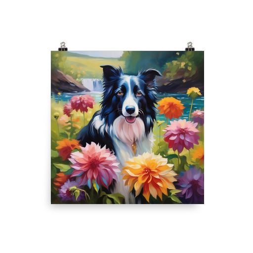 PugMug Custom Border Collie Poster