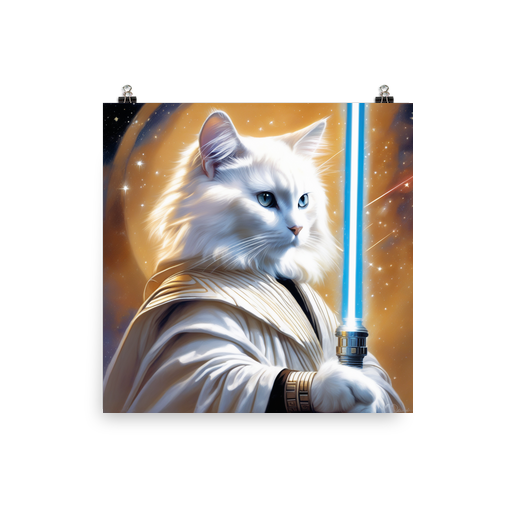 PugMug Custom White Ragdoll Cat Poster