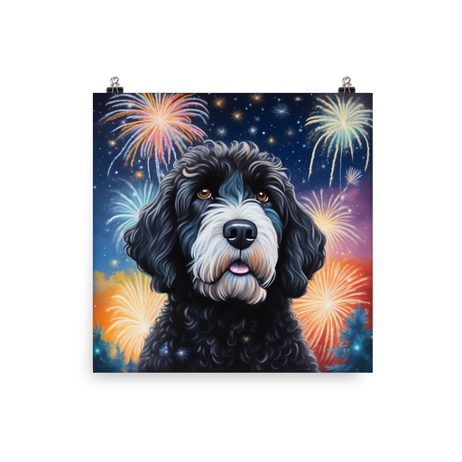 PugMug Custom Portuguese Water Dog Poster