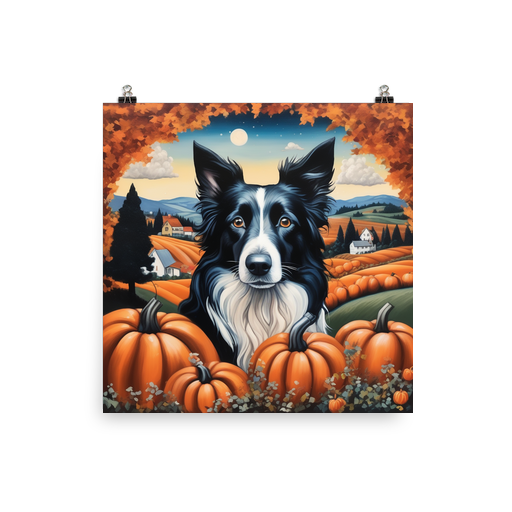 PugMug Custom Border Collie Poster